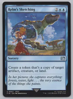 MTG Playset (4) - Final Fantasy - Relm's Sketching #67 -j502 - Image 2