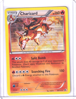 Charizard Holo Rare Holo #19 Pokemon Legendary Treasures 2013 TCG (A) - Image 1