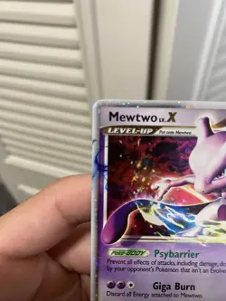 Mewtwo Lv. X Rare Pokemon 2008 - Black Star Promo Card DP28 LP CLEAN - Image 2