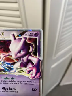 Mewtwo Lv. X Rare Pokemon 2008 - Black Star Promo Card DP28 LP CLEAN - Image 3