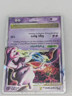 Mewtwo LV.X DP28 Diamond and Pearl Holo Ultra Rare Pokemon TCG black star LP - Image 4