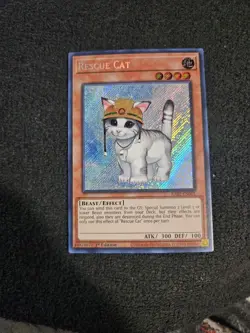 Rescue Cat - RA02-EN001 - Secret Rare - NM - 1st ed - Yugioh - Image 1