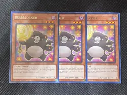 3x YuGiOh! - Bearblocker TAMA-EN050 Rare 1st Edition Near Mint - Image 1