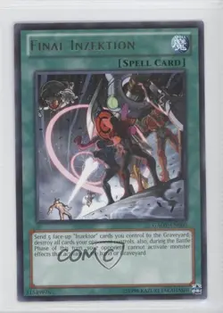 Final Inzektion Unlimited YuGiOh Galactic Overlord #GAOV-EN060 - Image 1