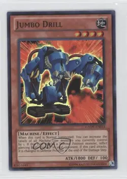 Jumbo Drill Unlimited YuGiOh Galactic Overlord #GAOV-EN015 - Image 1