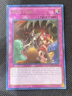 3x YuGiOh! - Trap Trick TAMA-EN045 Rare 1st Edition Near Mint - Image 2