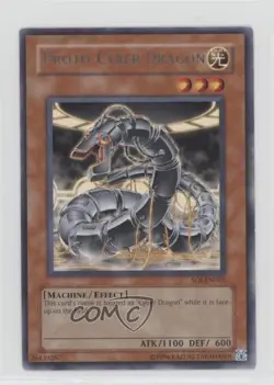 Proto-Cyber Dragon Unlimited YuGiOh Shadow of Infinity #SOI-EN010 2006 - Image 1