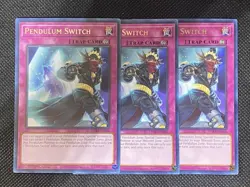 3x YuGiOh! - Pendulum Switch TAMA-EN060 Rare 1st Edition Near Mint - Image 1