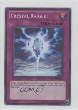 Crystal Raigeki 1st Ed. YuGiOh Ra Yellow Mega-Pack #RYMP-EN055 - Image 1