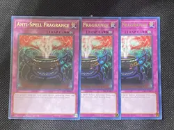 3x YuGiOh! - Anti-Spell Fragrance TAMA-EN056 Rare 1st Edition Near Mint - Image 1