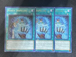 3x YuGiOh! - Runick Dispelling TAMA-EN032 Rare 1st Edition Near Mint - Image 1