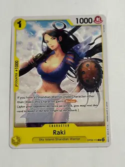Raki OP06-113 C Wings of Captain ONE PIECE Card Game NM English - Image 1