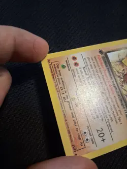 Dark Dugtrio 23/82 Team Rocket 1st Edition Pokemon Card Moderately Played - Image 2