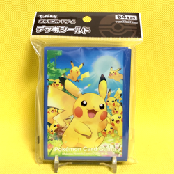 Pokemon Card Japanese【Pikachu Large Gathering】64 Deck Sleeves Unopened Nintendo - Image 1