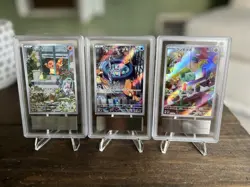 (ARS9) Squirtle Bulbasaur Charmander. Special Deck Full Art Pokemon Card 3 Cards - Image 1