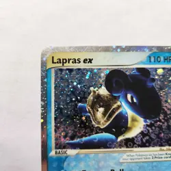 Lapras EX 99/109 Pokemon Card TCG Ruby and Sapphire Holo Ultra Rare Card - Image 3