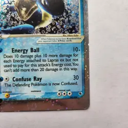 Lapras EX 99/109 Pokemon Card TCG Ruby and Sapphire Holo Ultra Rare Card - Image 5