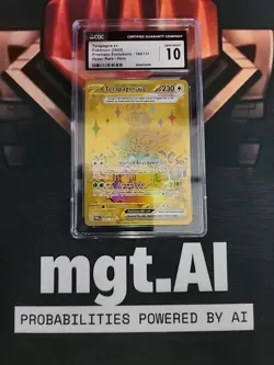 Pokemon TCG Terapagos EX Prismatic Evolution Card 180/131 - Graded CGC 10 - Image 1