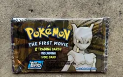 🍀 New, Never Opened, Topps Pokemon The Movie Trading Card Pack 🍀 Pokemon TCG 41116307522 - Image 1