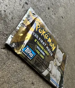 🍀 New, Never Opened, Topps Pokemon The Movie Trading Card Pack 🍀 Pokemon TCG 41116307522 - Image 2