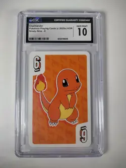 CGC Gem Mint 10 - Charmander 2020 Deck Promo Rare Korean Pokemon Card + Goodies! - Image 2