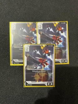 Moebius Zero - ST04-003 NM - Gundam TCG Card Game Beta Edition Playset of 3 - Image 2