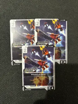 Moebius Zero - ST04-003 NM - Gundam TCG Card Game Beta Edition Playset of 3 - Image 3