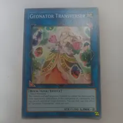 Geonator Transverser MP21-EN199 MISCUT 1st Super Yugioh Card #A - Image 1