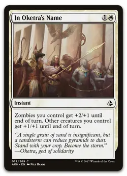 In Oketra's Name #19 (NM) Amonkhet AKH Magic MTG - Image 1
