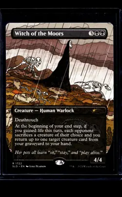 2024 MTG Magic the Gathering SLD Secret Lair Borderless #1722 Witch of the Moors - Image 1