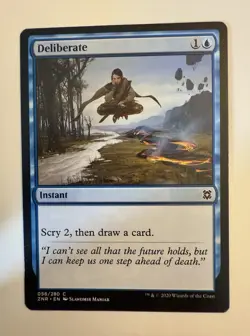 Deliberate (056) Zendikar Rising ZNR MTG Magic - Image 1
