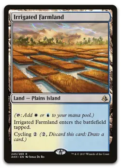 Irrigated Farmland #245 (MP) Amonkhet AKH Magic MTG - Image 1