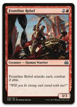 Frontline Rebel #82 (NM) Aether Revolt AER Magic MTG - Image 1