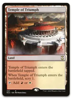 Temple of Triumph #437 (NM) Streets New Capenna NCC Magic MTG - Image 1