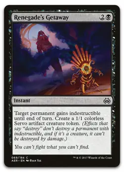 Renegade's Getaway #69 (NM) Aether Revolt AER Magic MTG - Image 1