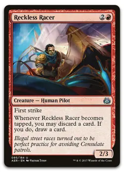 Reckless Racer #95 (NM) Aether Revolt AER Magic MTG - Image 1