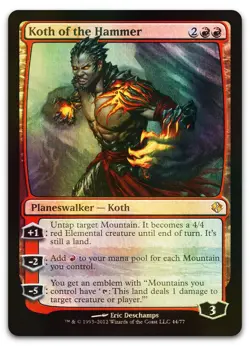 Koth of the Hammer #44 (Foil) (LP) Duel Decks: Venser vs. Koth DDI Magic MTG - Image 1