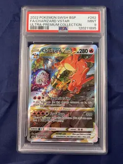 Charizard Vstar 2022 Pokemon SWSH BSP Ultra Premium Collection PSA 9 - Image 1