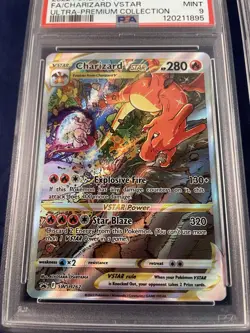 Charizard Vstar 2022 Pokemon SWSH BSP Ultra Premium Collection PSA 9 - Image 3