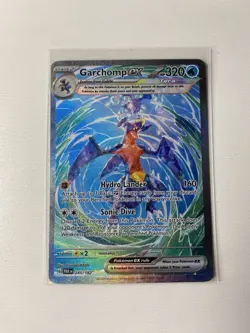 Garchomp EX 245/182 Full Art Illustration Rare Paradox Rift Pokemon TCG NM - Image 1