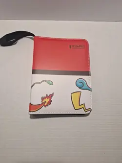Pokemon Card Binder TCGames, 4-pocket size. 55 sleeves for 400 cards. - Image 1