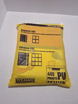 Pokemon Card Binder TCGames, 4-pocket size. 55 sleeves for 400 cards. - Image 4