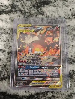 Reshiram & Charizard GX Tag Team Holographic 2019 Pokemon Collectible Card - Image 1