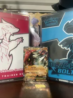Pokemon Groudon EX XY42 Holo Card Moderately Played - Image 1