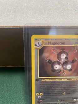 Pokemon Neo Revelation 1st Edition, Magneton #10/64, Holo Rare TCG card. MP - Image 2