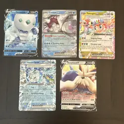 Pokemon 5 Card Lot #4 - Ultra Rares, Full Art, EX, VMAX NM - Image 1