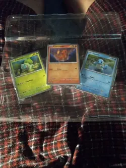 Pokemon 151 Cosmos Promo Charmander, Squirtle, Bulbasaur Cosmos Holo NM - Image 1