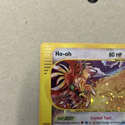 Crystal Ho-Oh Skyridge Holo Rare Pokemon Card #149 LP - Image 2