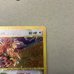 Crystal Ho-Oh Skyridge Holo Rare Pokemon Card #149 LP - Image 3