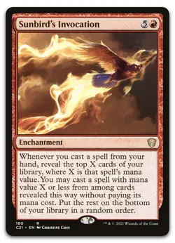 Sunbird's Invocation #180 (NM) Commander 2021 C21 Magic MTG - Image 1